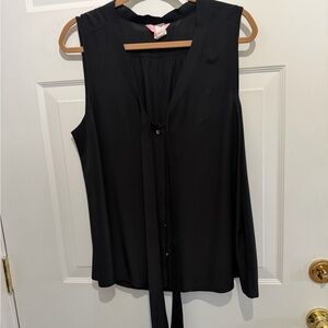 Lilly Pulitzer XL Elsa sleeveless black top